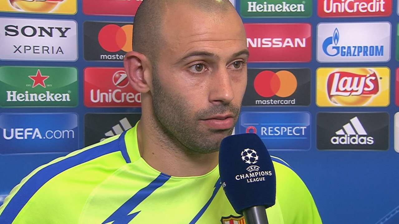 Mascherano: 'We bleven hele wedstrijd geloven in comeback'