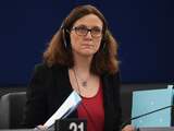 14-03-2018 FRANCE-EU-PARLIAMENT-POLITICS-ECONOMY
European Commissioner for Trade Cecilia Malmstrom attends a debate on US tariffs on steel and aluminium during a plenary session at the European Parliament on March 14, 2018 in Strasbourg, eastern France. 
FREDERICK FLORIN / AFP