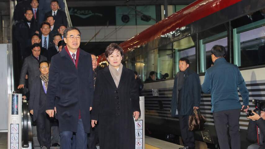 Korea's beginnen symbolisch met herstel spoor in grensgebied