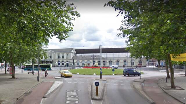 De 'oude entree' bij de Stationsweg in 2009.