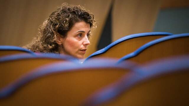 Sophie Hermans (VVD) tijdens de Algemene Politieke Beschouwingen.