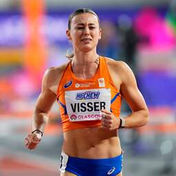 Nadine Visser zit stuk na mislukt WK: 'Dacht dat ik een medaille kon pakken'