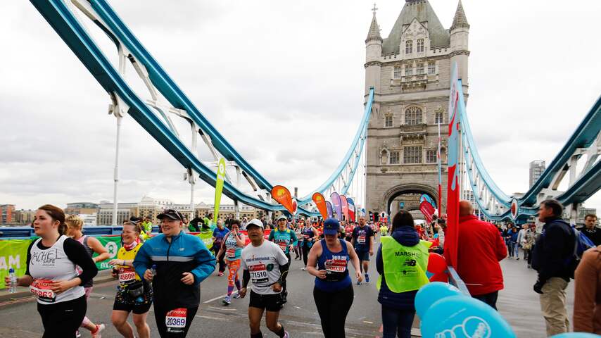 Bijna half miljoen inschrijvingen voor marathon van Londen