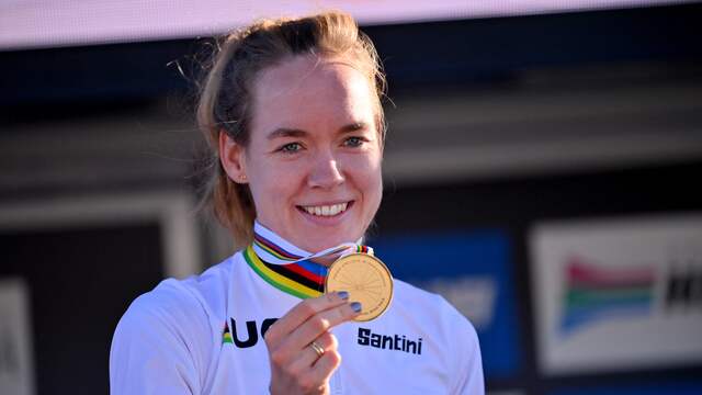 Vorig jaar op Imola pakte Anna van der Breggen twee keer goud.