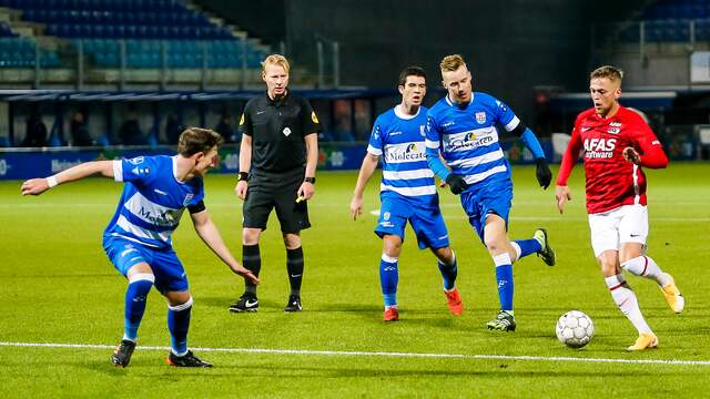 AZ speelde eerder dit seizoen in Alkmaar ook al gelijk tegen PEC Zwolle.
