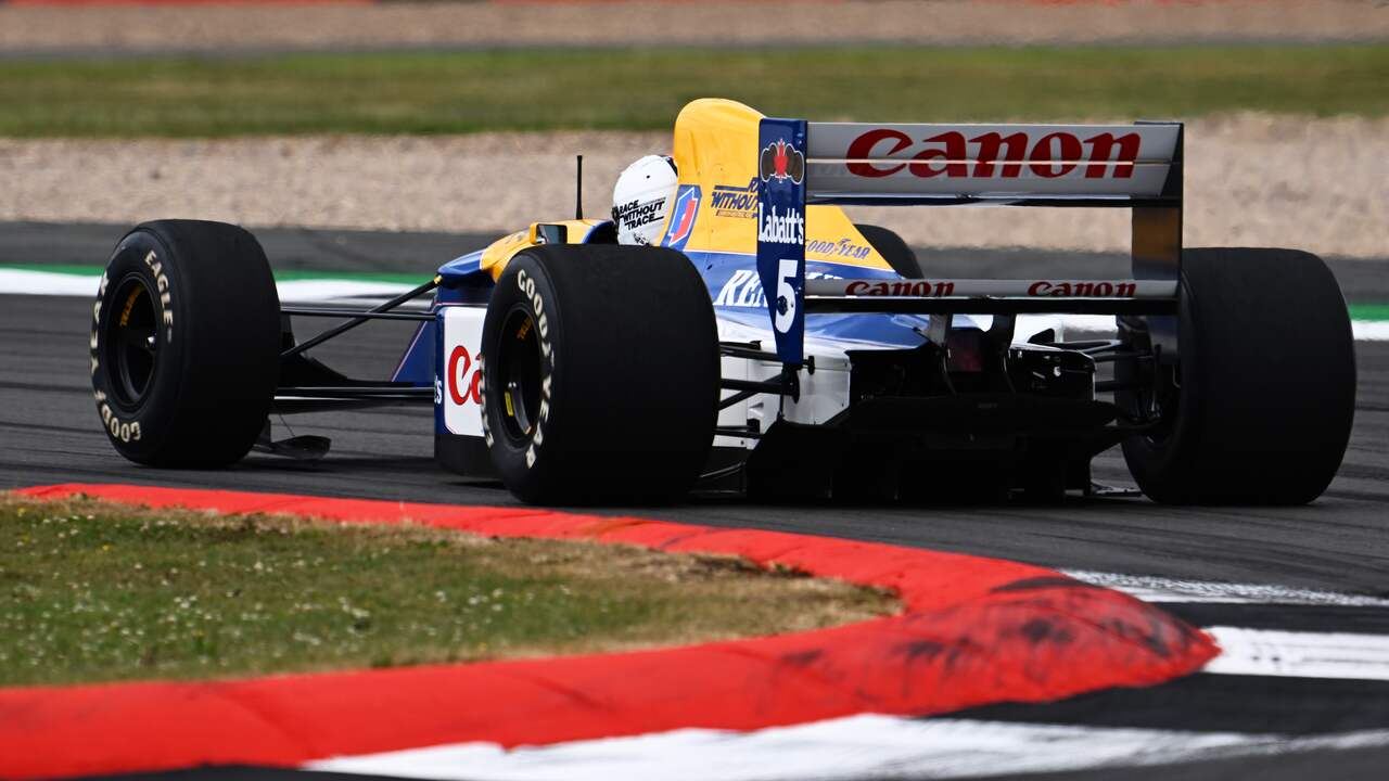 Met deze auto werd Nigel Mansell dertig jaar geleden wereldkampioen én won hij de Britse GP.
