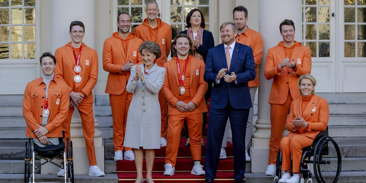 Medaillewinnaars Paralympics gehuldigd door koning en premier Rutte