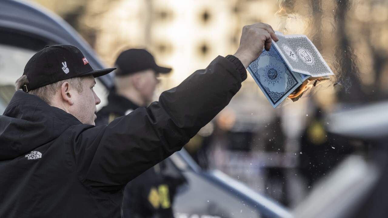 Swedish police arrest five on terrorism charges after burning the Quran |  outside