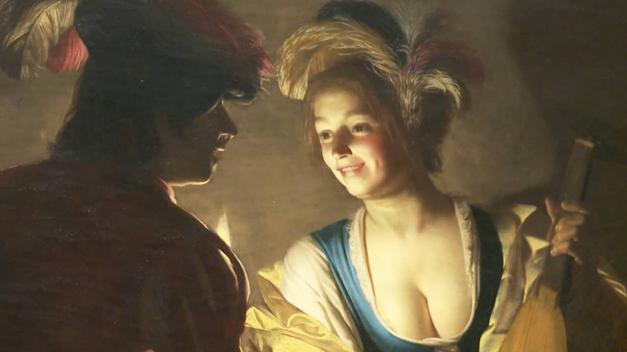 Beeld uit video: Centraal Museum toont 'beroemd decolleté' in Caravaggio-tentoonstelling