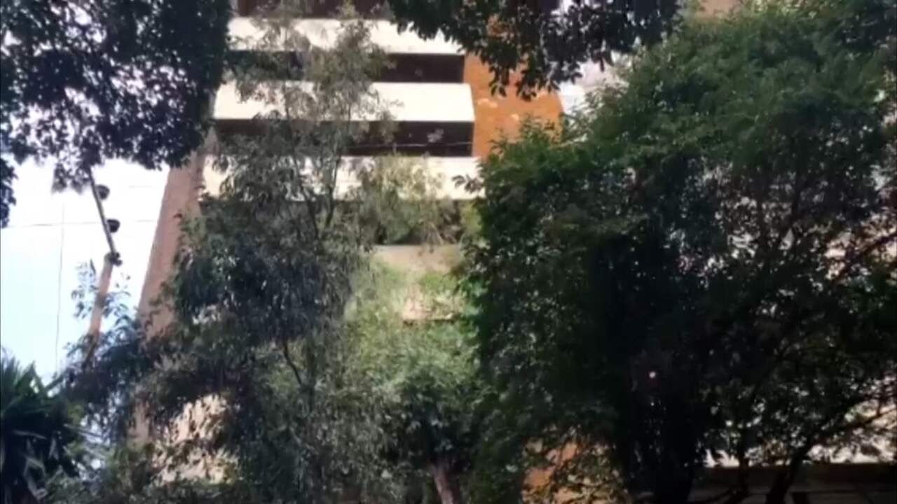 Beeld uit video: Gebouwen schudden heen en weer in Mexico-Stad na zware aardbeving