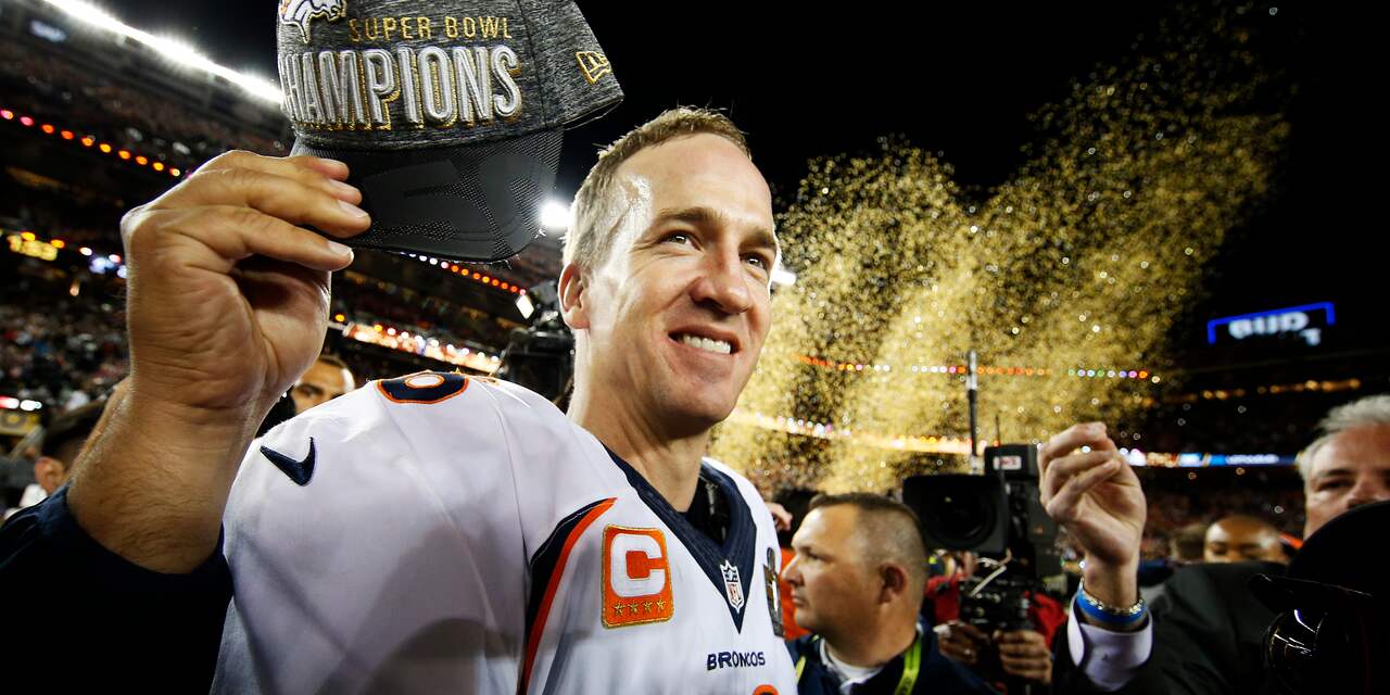 Broncos winnen derde Super Bowl door zege op Panthers