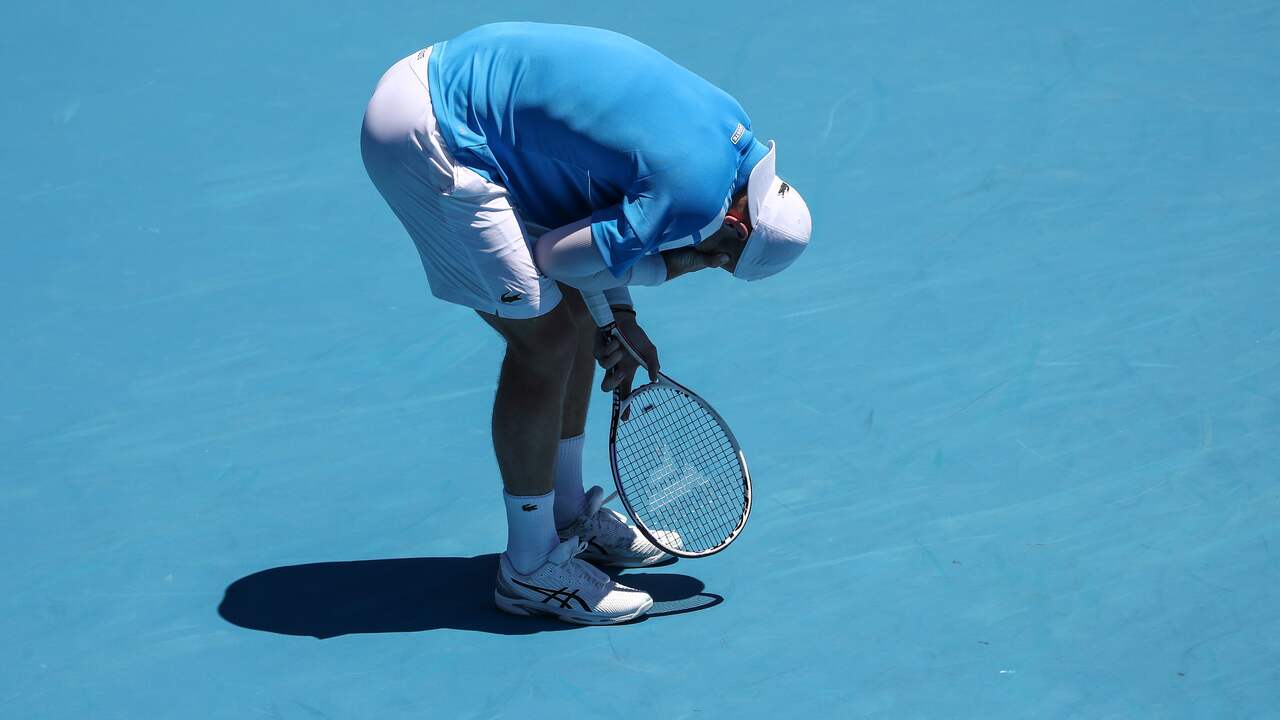 Tallon Griekspoor werd woensdag uitgeschakeld in de tweede ronde van de Australian Open.