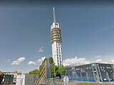 Stand antiverveelmeter VakantieSpel zichtbaar op Alphense zendmast