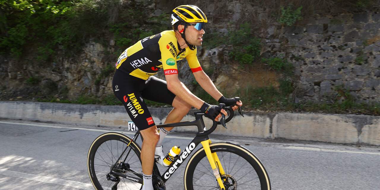 Oud-winnaar Dumoulin geeft op in veertiende etappe Giro d'Italia