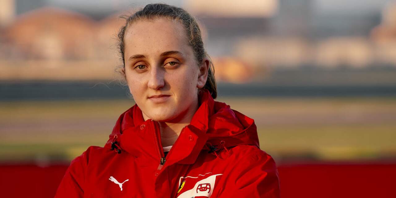 Nederlandse Weug (16) eerste vrouwelijke coureur in opleiding Ferrari