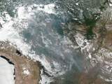 NASA deelt satellietfoto's van bosbranden in Amazoneregenwoud