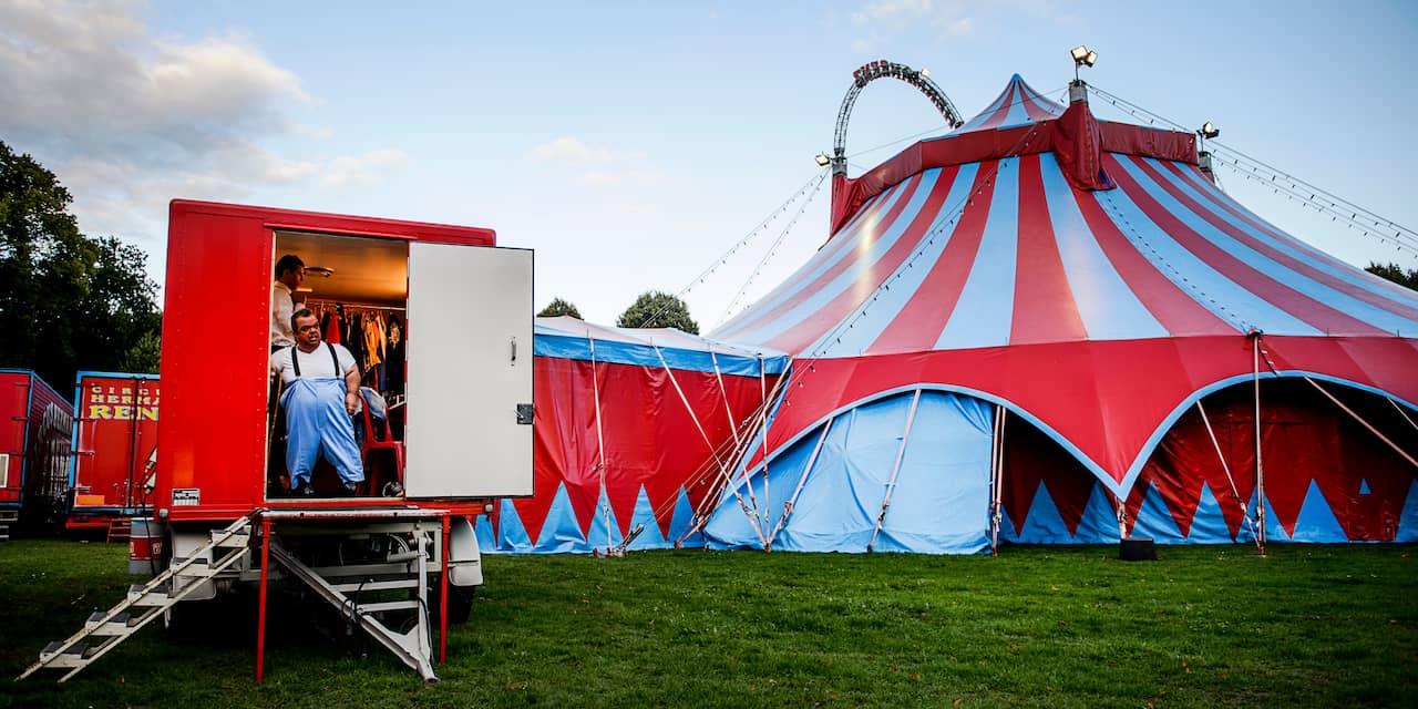 Klassieke circuswagens en tent strijken neer in Deventer NU Het