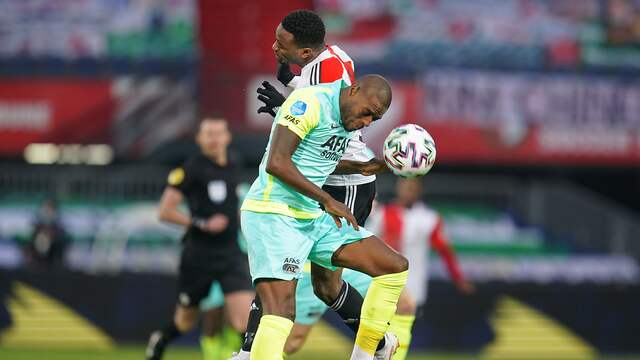 Feyenoord en AZ zorgden voor een vermakelijk duel.