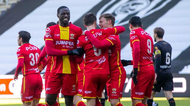 De deze week 37 jaar geworden Jacob Mulenga bezorgde Go Ahead de zege.