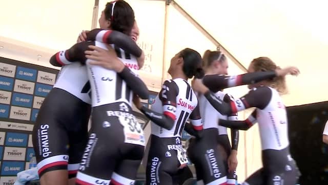 Rensters Team Sunweb pakken in Bergen wereldtitel ploegentijdrit