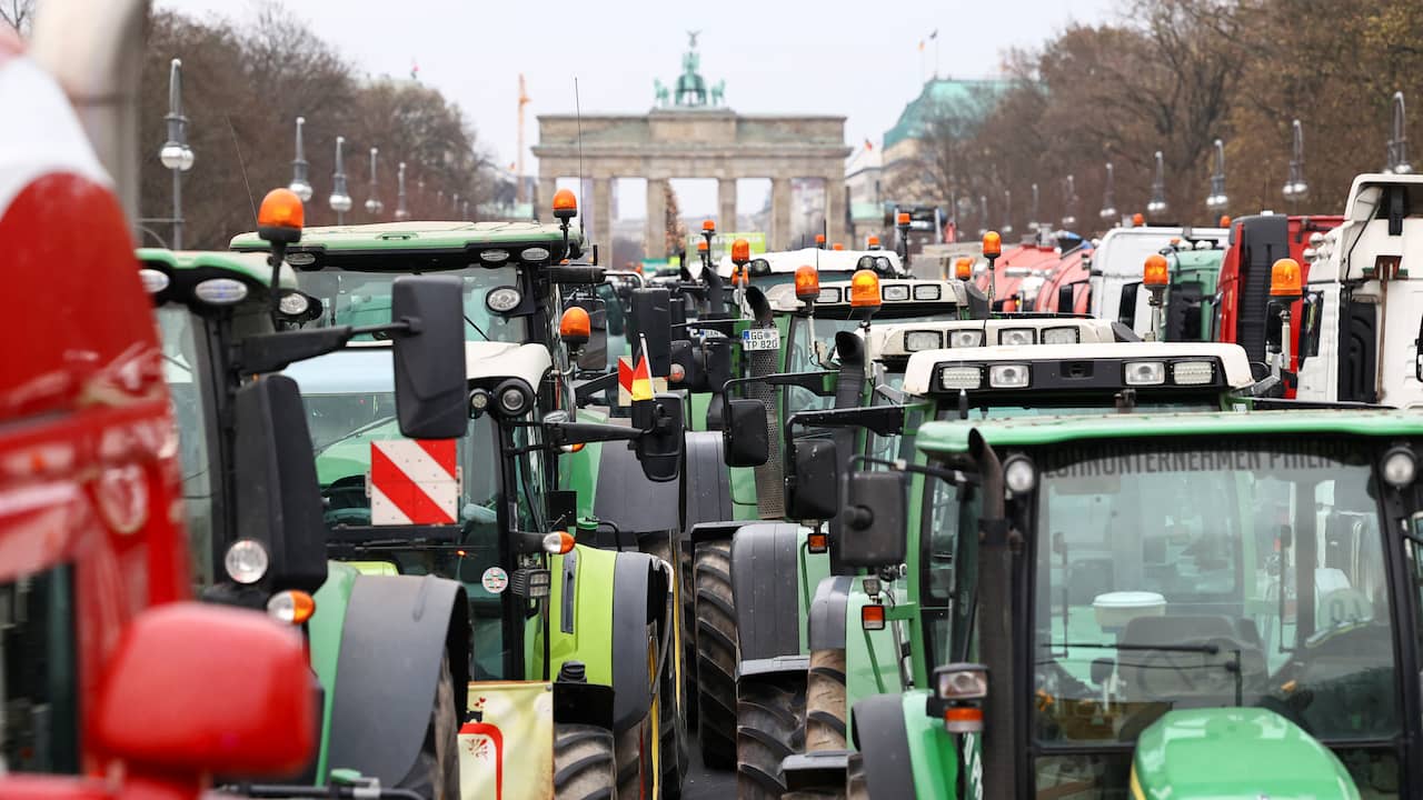 Deutsche Bauern demonstrieren in Berlin mit Traktoren gegen die Agrarpolitik |  Im Ausland