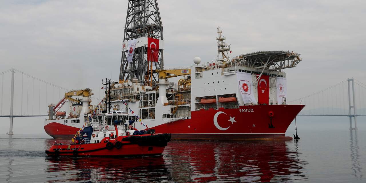 EU-sancties tegen Turkije vanwege gasboringen voor kust van Cyprus