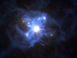 Astronomen vinden sterrenstelsels in 'spinnenweb van gas' om zwart gat