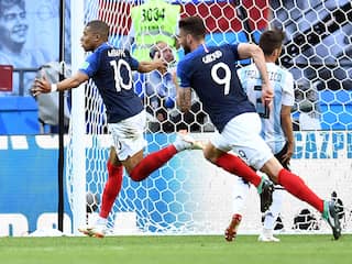 Frankrijk na spektakelstuk tegen Argentinië kwartfinalist op WK