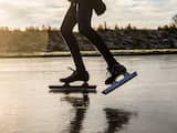 Laatste rondjes schaatsen in Openluchtmuseum