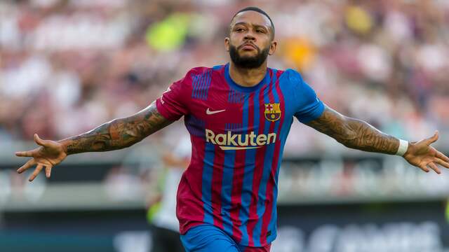 Memphis Depay maakte een goede indruk op trainer Ronald Koeman.