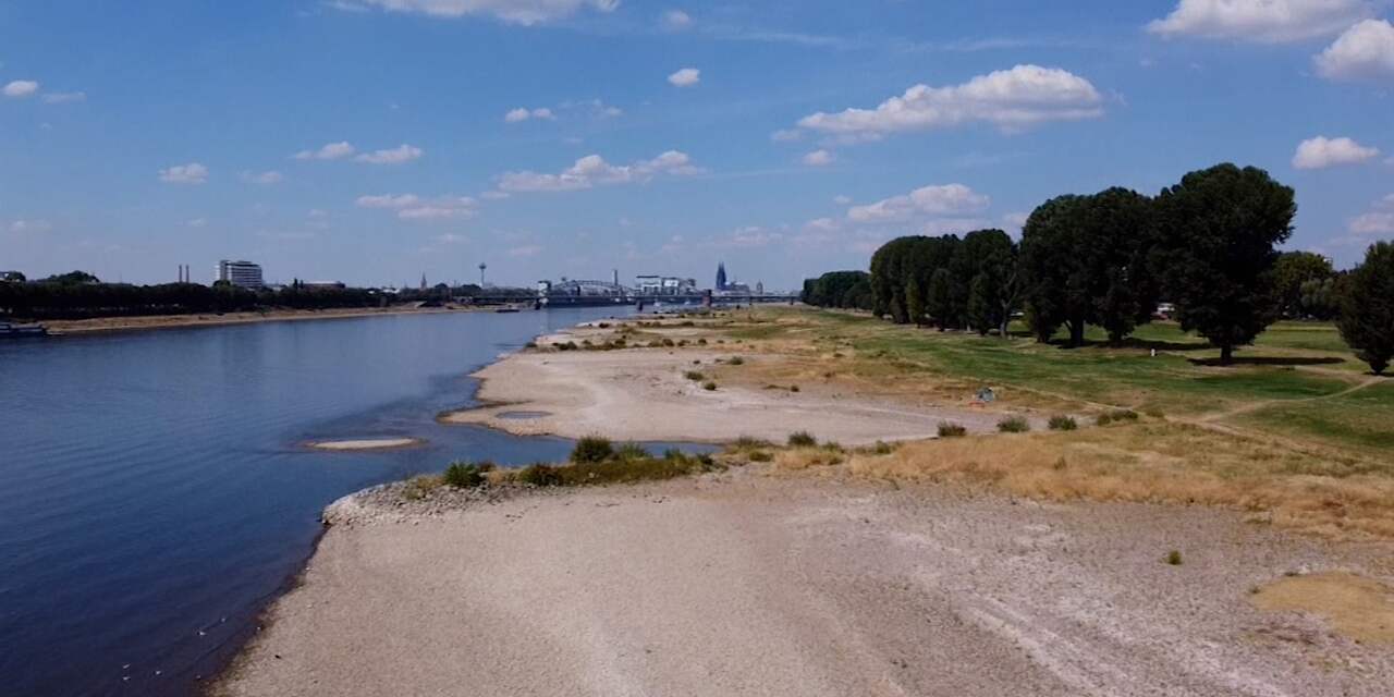 Rijn nadert laagste waterstand ooit, Rijkswaterstaat verwacht dat peil verder zakt