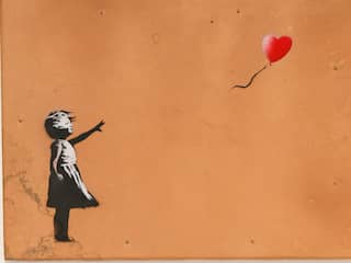 Kunstwerk van Banksy vernietigt zichzelf na bod van ruim miljoen euro