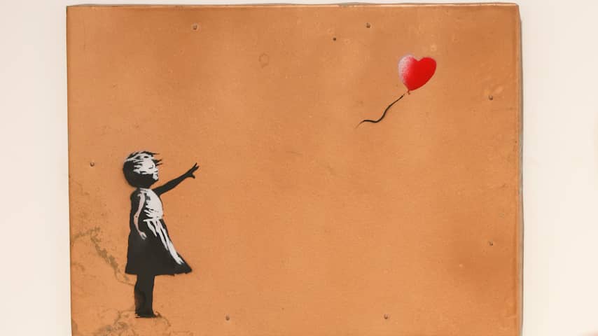 Koper toch blij met Banksy-kunstwerk dat zichzelf vernietigde op veiling