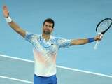 Djokovic overklast ook Rublev en is voor tiende keer halvefinalist in Melbourne