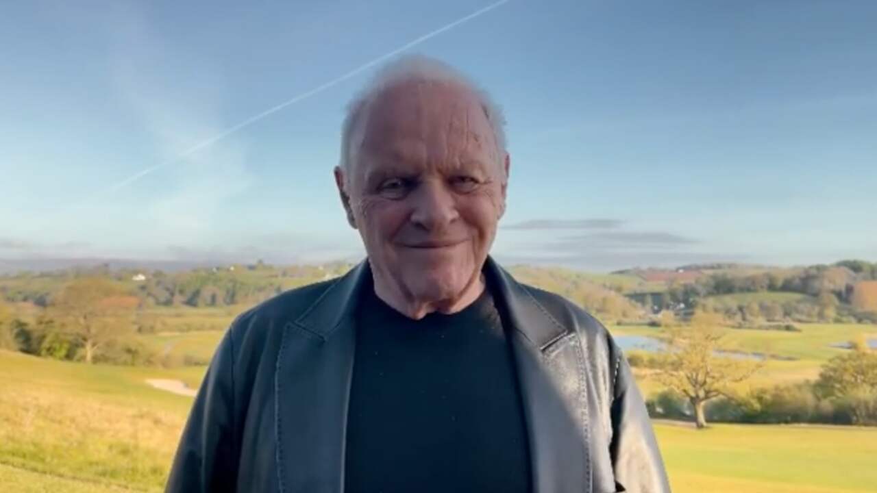 Beeld uit video: Anthony Hopkins had Oscar op 83-jarige leeftijd niet meer verwacht