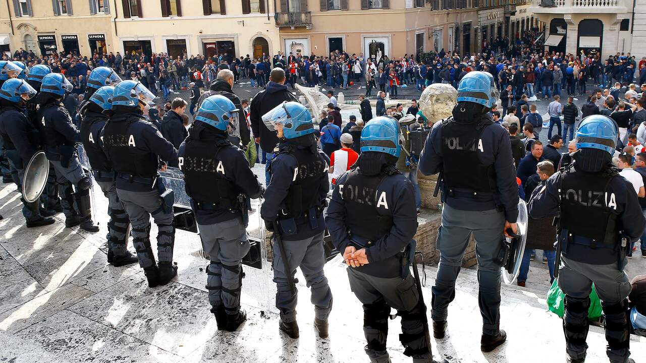 Feyenoord fans face up to four years in prison for riots in Rome |  NOW