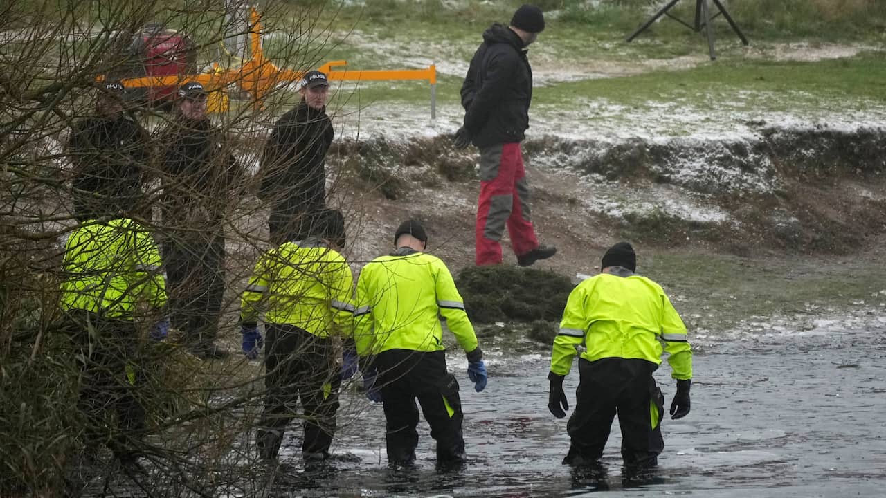 Three children die after being rescued from a frozen lake in England  outside
