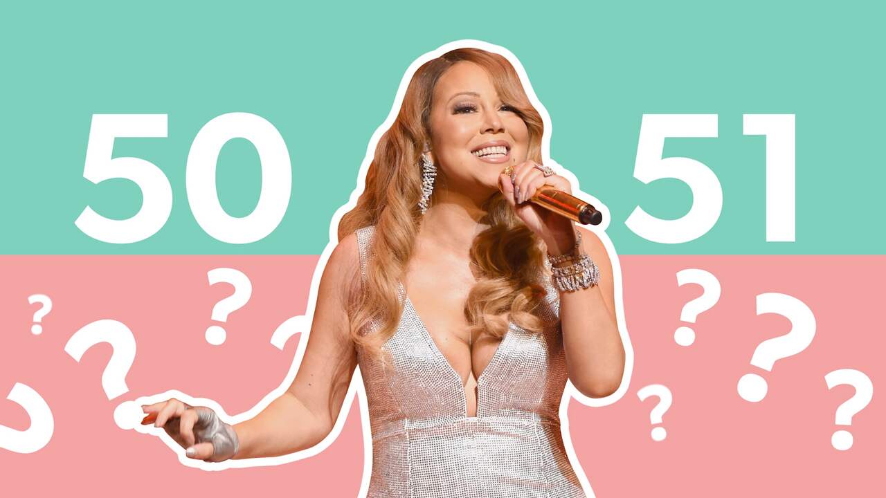 Beeld uit video: Mariah Carey is jarig, maar haar leeftijd is een raadsel