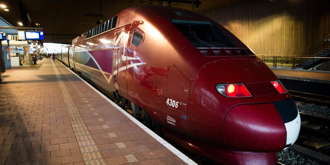 Thalys schrapt treinverbinding tussen Amsterdam en Lille