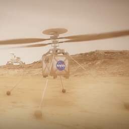 NASA maakt voor het eerst succesvolle helikoptervlucht op Mars