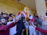 Libanezen verbranden Nederlandse vlag na verscheuren koran