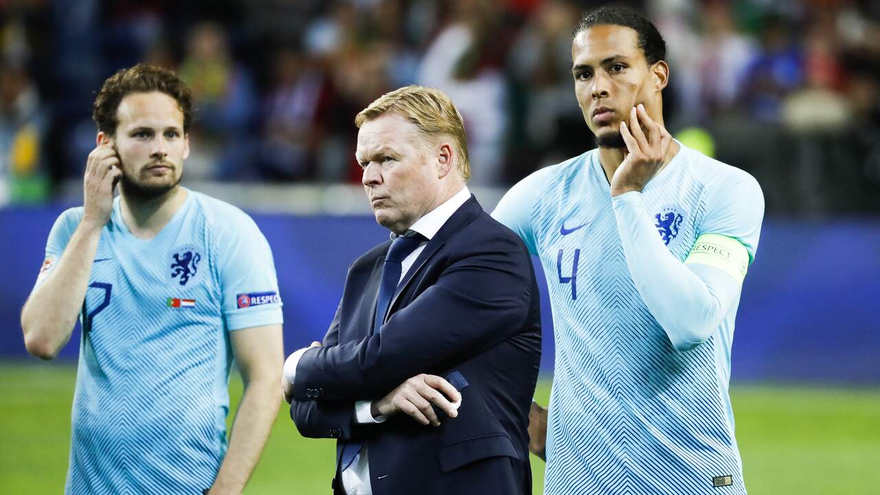 Ronald Koeman lost to Portugal in the Nations League final.