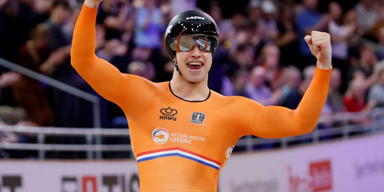 Lavreysen prolongeert wereldtitel op sprint ten koste van Hoogland