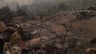 Zo ziet het landschap van Chili eruit na dodelijke bosbranden