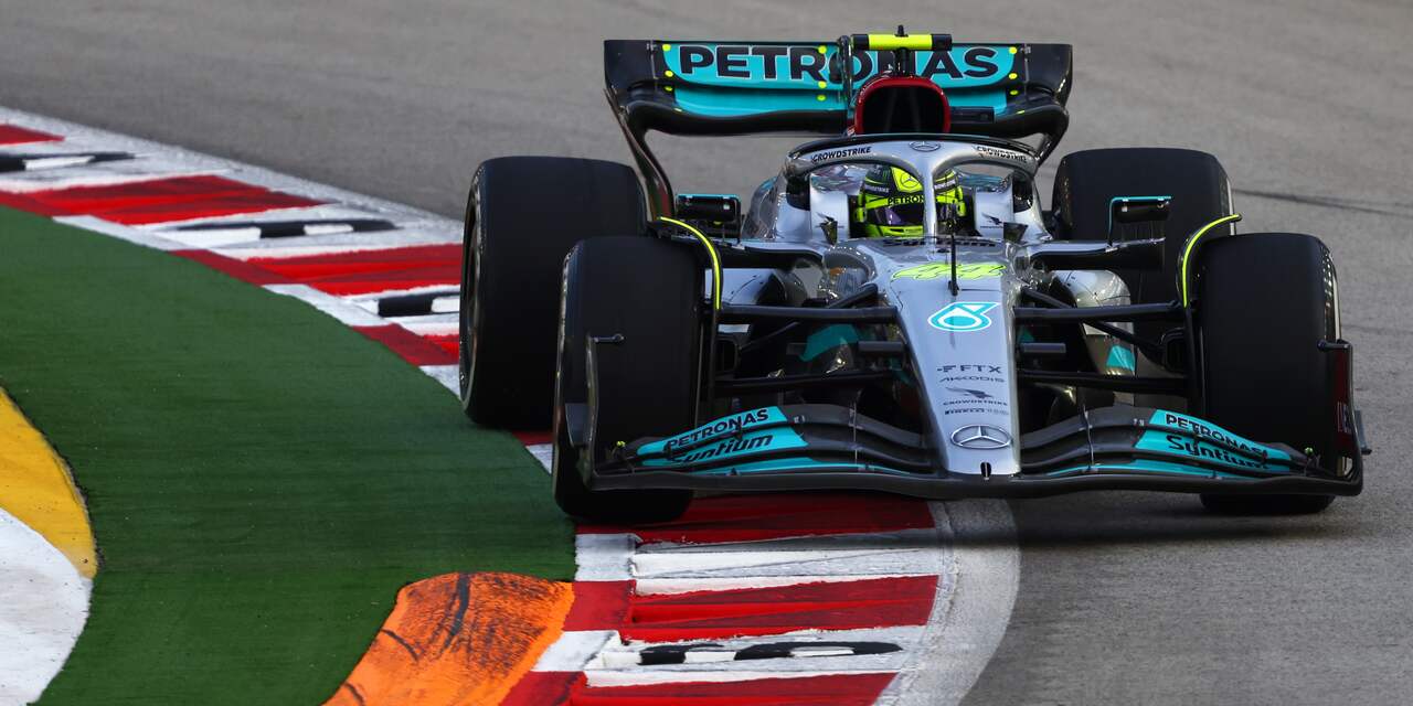 Hamilton ook snel onderweg in tweede training Singapore