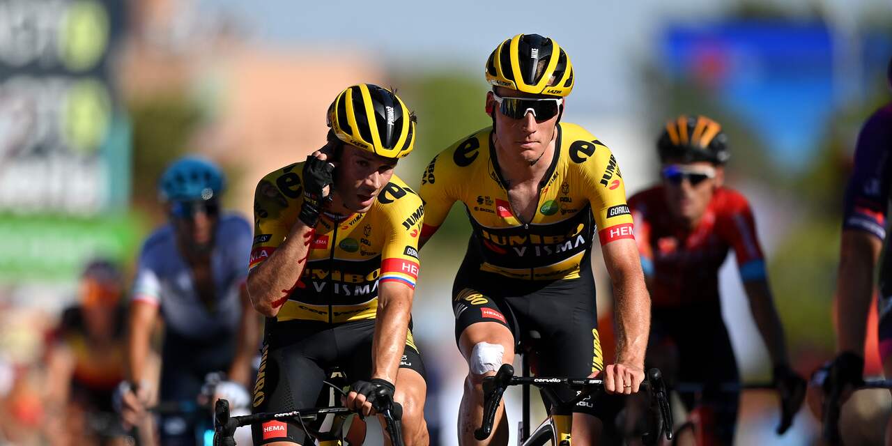 Roglic attacks and falls hard in the bizarre end of the sixteenth Vuelta stage