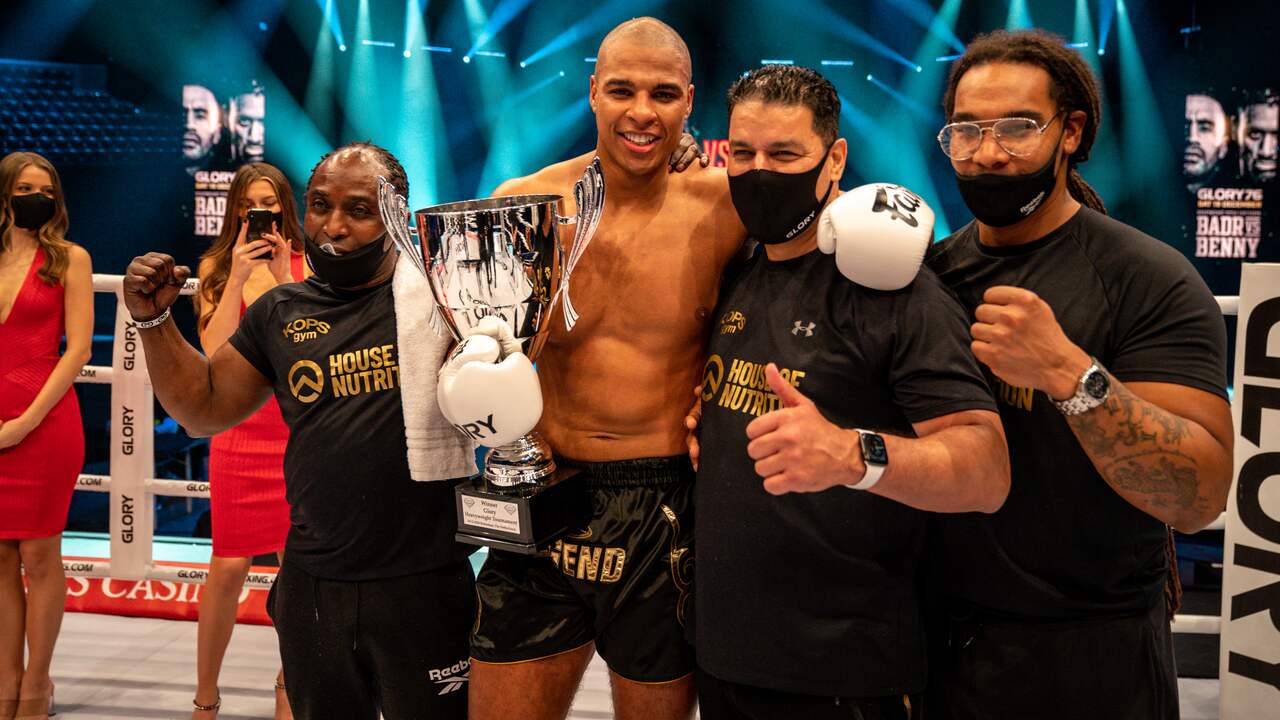 Levi Rigters won in 2020 een zwaargewichttoernooi bij GLORY.