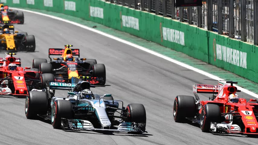 Vettel wint Grand Prix Brazilië, Verstappen wordt vijfde