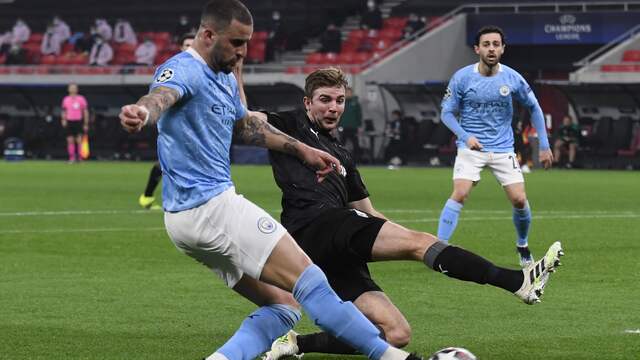 Het kwaliteitsverschil was groot tussen Manchester City en Borussia Mönchengladbach.