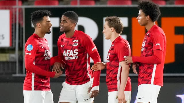 AZ maakt onder trainer Pascal Jansen nog alle kans om tweede te worden in de Eredivisie.